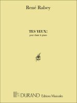 TES YEUX MEZZO-PIANO  CHANT