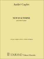 NUIT D'AUTOMNE MEZZO-PIANO (HENRI DE REGNIER  CHANT