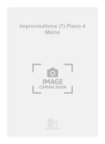 IMPROVISATIONS (7) PIANO 4 MAINS  PIANO
