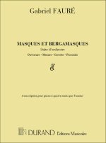 MASQUES ET BERGAMASQUES. SUITE D'ORCHESTRE  PIANO