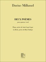 DEUX POEMES, POUR QUATUOR VOCAL  CHANT