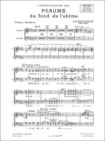 PSAUME 130 DU FOND DE L'ABIME CHANT