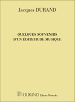 SOUVENIRS D'UN EDITEUR DE MUSIQUE  FORMATION MUSICALE