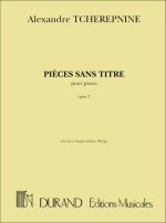 PIECES SANS TITRE, OPUS 7 - POUR PIANO (I. PIANO