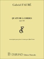 QUATUOR A CORDES OP 121 PIANO