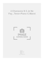 4 CHANSONS N 2 JE NE FAY...TENOR-PIANO C.MAROT  CHANT