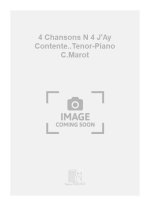 4 CHANSONS N 4 J'AY CONTENTE..TENOR-PIANO C.MAROT  CHANT