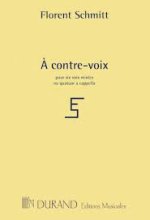 A CONTRE VOIX N 2 SI MES POCHES 4 VX MIXTES A CHANT