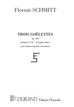 A CONTRE VOIX N 3 3 GOELETTES 4 VX MIXTES A CHANT