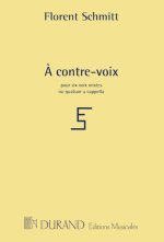 A CONTRE VOIX N 6 BONNET VOLE 4 VX MIXTES A CHANT
