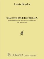 CHANS. POUR LES OISEAUX VOIX ELEVEE-PIANO (P.FORT  CHANT