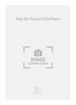 TETE DE FAUNE CHT-PIANO  CHANT