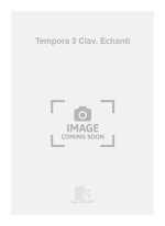 TEMPORA 3 CLAV. ECHANTI  MUSIQUE D'ENSEMBLE