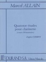 14 ETUDES POUR CLARINETTE (D'APRES CZERNY) CLARINETTE