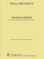 FEUILLETS INEDITS4 PIECES POUR ONDE
