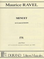 MENUET SUR LE NOM DE HAYDN POUR PIANO PIANO