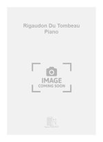 RIGAUDON DU TOMBEAU PIANO PIANO