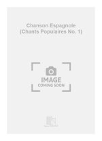 CHANSON ESPAGNOLE MEZZO-PIANO  CHANT