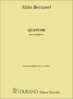 QUATUOR, POUR SAXOPHONE TENOR EN SI BEMOL  SAXOPHONE