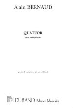 QUATUOR, POUS SAXOPHONE ALTO EN MI BEMOL  SAXOPHONE