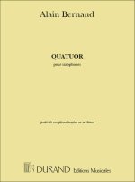 QUATUOR, POUR SAXOPHONES BARYTON EN MI BEMOL  SAXOPHONE
