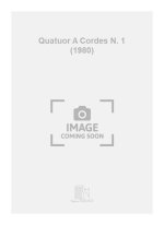 QUATUOR A CORDES N. 1 (1980) MUSIQUE D'ENSEMBLE