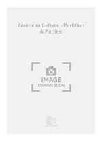 AMERICAN LETTERS - PARTITION & PARTIES MUSIQUE D'ENSEMBLE
