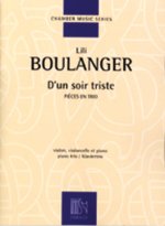 D' UN SOIR TRISTE -PARTITION+PARTIES SEPAREES