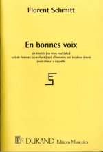 EN BONNES VOIX, OPUS 91 CHANT