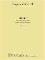 POEMES MYSTIQUES N 1 PRIERE FORME PRELUDE ORGUE  ORGUE
