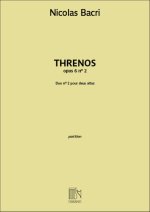 THRENOS OPUS 6 N  2 -LIVRE +PARTITION