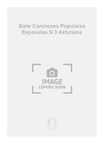 SIETE CANCIONES POPULARES ESPANOLAS N 3 ASTURIANA  CHANT