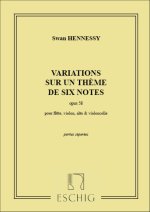 VARIATIONS OP 58 FLUTE-VIOLON-ALTO-VIOLONCELLE MUSIQUE D'ENSEMBLE