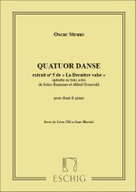 LA DERNIERE VALSE N 5 CHANT-PIANO (QUATUOR DANSE CHANT