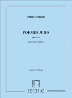POEMES JUIFS OP 34 CHANT-PIANO (1916TRADUITS DE  CHANT