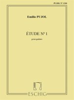 EMILIO PUJOL :  ETUDE N 1 (PUJOL 1200) GUITARE