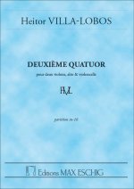 VILLA-LOBOS QUATUOR N 2 POCHE  MUSIQUE D'ENSEMBLE