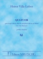 VILLA-LOBOS QUATUOR 1921 POCHE MUSIQUE D'ENSEMBLE