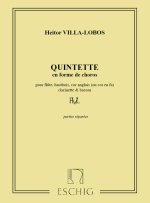 QUINTETTE EN FORME DE CHOROS, POUR FLUTE, HAUTBOIS -ENSEMBLE DE PARTITIONS