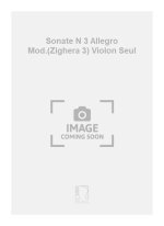 SONATE N 3 ALLEGRO MOD.(ZIGHERA 3) VIOLON SEUL VIOLON
