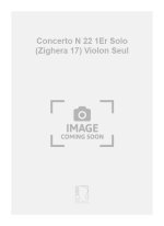 CONCERTO N 22 1ER SOLO (ZIGHERA 17) VIOLON SEUL VIOLON
