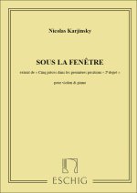 5 PIEC. N 2 SOUS LA FENETRE VIOLON-PIANO  VIOLON