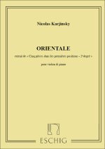 5 PIEC. N 4 ORIENTALE VIOLON-PIANO  VIOLON