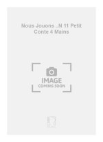 NOUS JOUONS ..N 11 PETIT CONTE 4 MAINS  PIANO