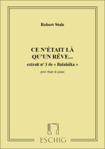 CE N'ETAIT LA...CHANT-PIANO  CHANT