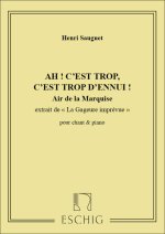 GAGEURE IMPREVUE AIR DE LA MARQUISE CHT-PIANO  CHANT