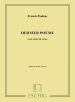 DERNIER POEME CHANT-PIANO (ROBERT DESNOS 1956  CHANT
