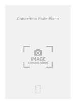 CONCERTINO FLUTE-PIANO  FLUTE TRAVERSIERE