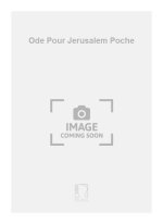 ODE POUR JERUSALEM POCHE  ORCHESTRE