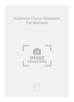 CADENCE CTOOP 30GUITARE PAR BROUWER
